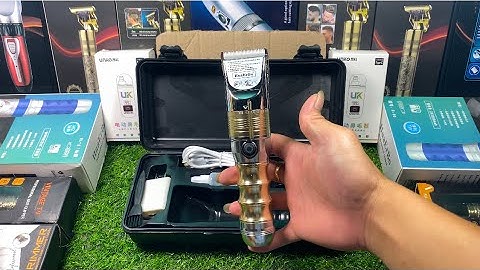 Tông Đơ Cắt Tóc Chuyên Nghiệp Huber B60 Giá Chỉ 550k/1 Bộ Có Chế Độ Turbo , Cắt Liên Tục 8 Tiếng 