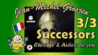 Successors, règles complètes 3/3 : Chrome & Aides de jeu
la dernière vidéo (sur 3) dont vous avez besoin pour jouer à Successors par vous-même !
Mise en place du jeu, séquence détaillée, armées indépendantes, cartes Tyché and... un bouclage final avec de précieuses aides de jeu !
Et si vous voulez donner un coup de pouce à ma chaîne...
Jean-Michel Grosjeu surPatreon : https://www.patreon.com/JeanMichelGrosjeu
Jean-Michel Grosjeu surUtip : https://utip.io/jeanmichelgrosjeu
00:00 - Introduction
01:26 - mise en place
05:05 - séquence de jeu détaillée
06:29 - spécificités de chaque tour
11:19 - renforts
15:47 - unités de combat
18:15 - troupes royales & prestige
22:43 - boucliers dargent
23:28 - éléphants
25:05 - armées indépendantes
32:23 - famille royale
34:25 - enterrer Alexandre
36:45 - cartes Tyché
48:55 - bouclage & aides de jeu ! Successors, règles complètes 3/3 : Chrome & Aides de jeu