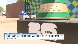 Preparing for the World Cup semifinals in Texas