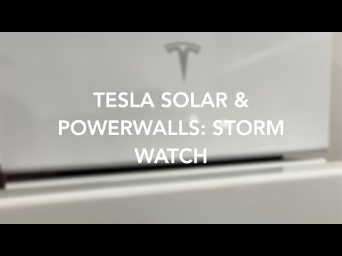 Tesla Solar Panels & Powerwalls: Storm Watch and v4.7.0 App Update