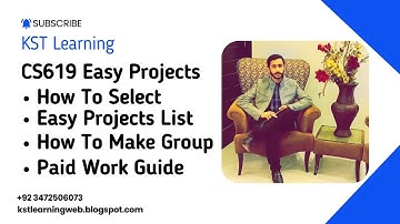 CS619 Easy Projects Selection Tips | CS619 Project Grouping | Fall 2024