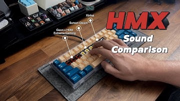 The ULTIMATE HMX switch sound comparison video - 18 HMX switches