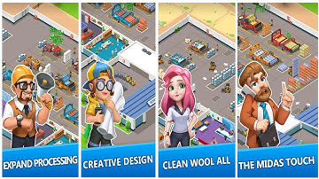 Wool Inc: Idle Factory Tycoon - Gameplay