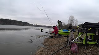 #рыбалка #фидер    Карась🐟 на Фідер по холодій воді!  Рибалка с гарними Хлопцями.       Салтанівка🇺🇦