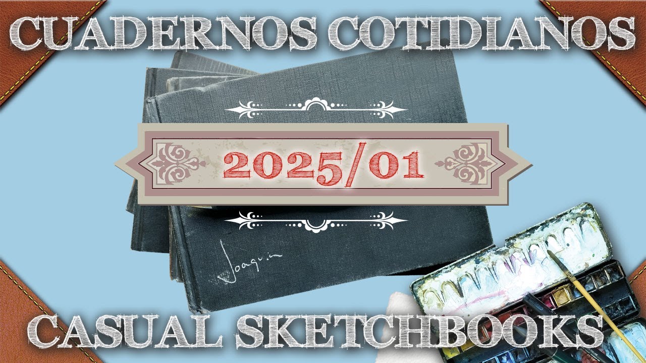 Urbansketching 🎨 sketchbook 2025/01. Cuaderno de dibujo urbano 2025/01