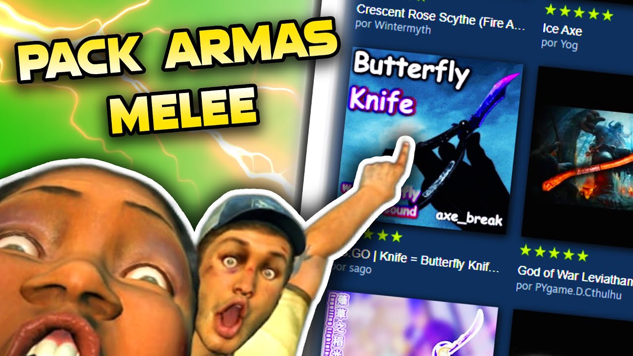 PACK DE ARMAS CUERPO A CUERPO PARA LEFT 4 DEAD 2 🤔