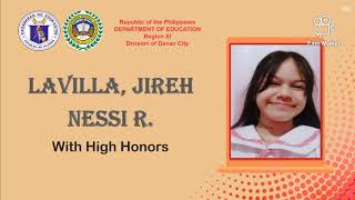 2nd Quarter Grade 8 Virtual Recognition
