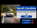 Examen Teórico de Manejo de South Carolina 2025 - Preguntas y respuestas