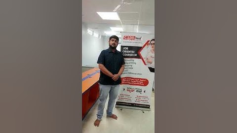 CADD Nest Basavanagudi student testimonial