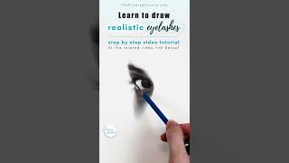 Learn to Draw Realistic Eyelashes in this Step by Step Eyelash Drawing Tutorial