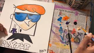 Time-Lapse Doodle Art Dexter From Dexters Laboratory