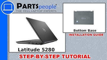Dell Latitude 5280 (P27S001) Bottom Base How-To Video Tutorial