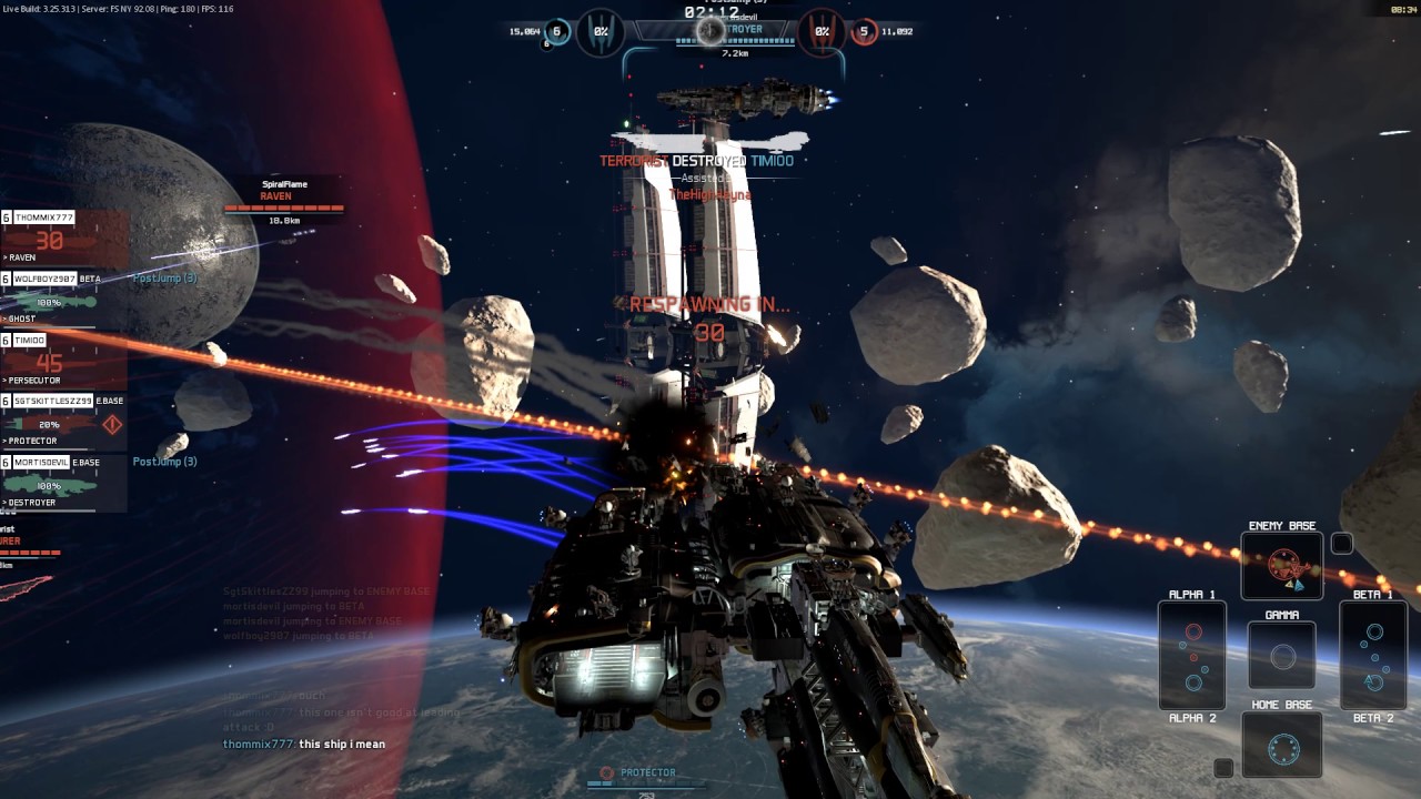 Fractured Space - Conquest - The Wolf Pack Flying Raven and Persecutor