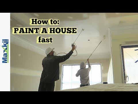 Comment peindre une maison rapide avec un pistolet Airless