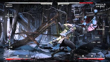 MKX Reptile Noxious corner combos, safe setups or 50/50 1080p