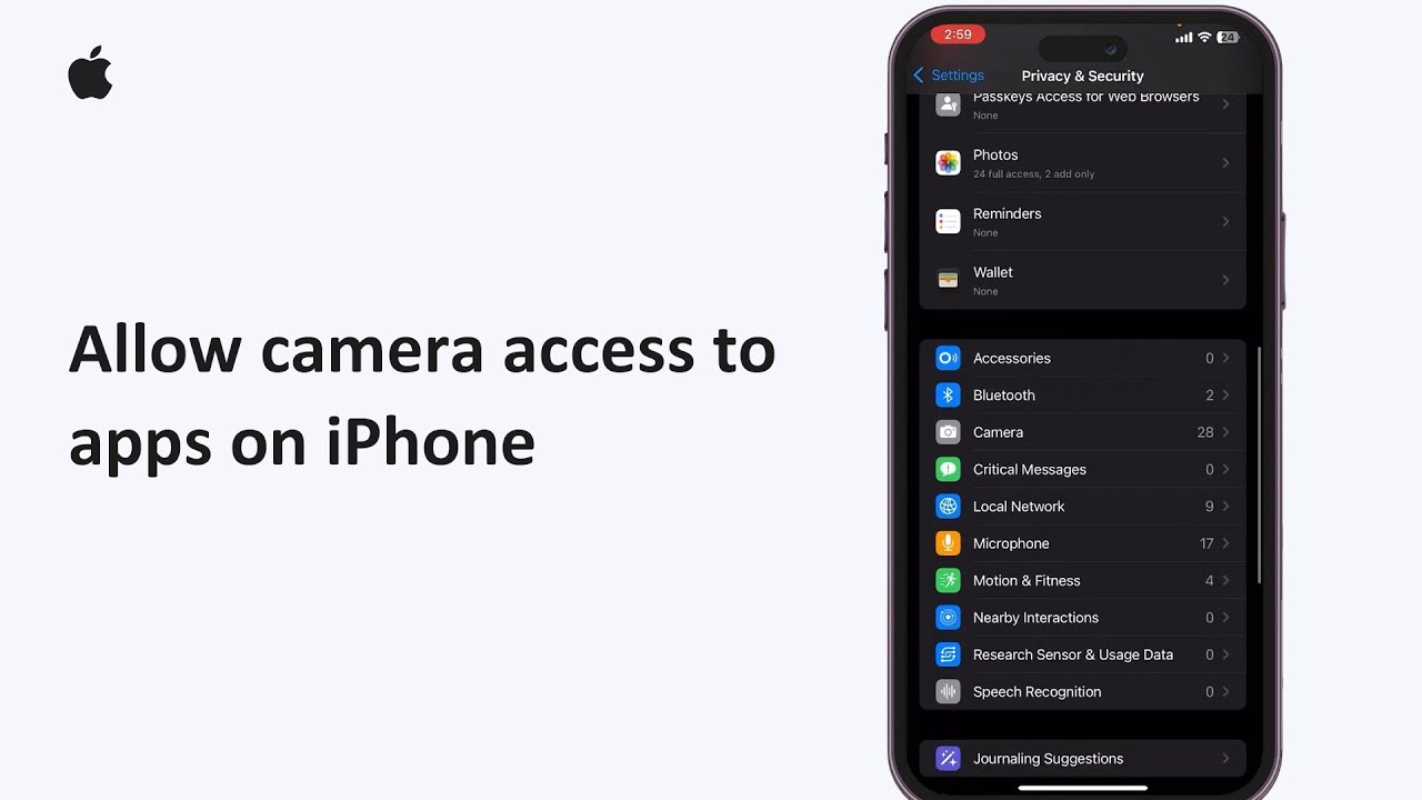How To Allow Camera Access To Apps On iPhone 2025 | Enable Camera ...