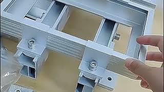 Solar Mid Clamp Explained! Black & Silver Aluminum PV Mounting Clamp Showcase 🔧