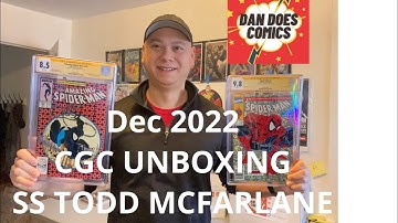 CGC Unboxing Todd McFarlane Signing Dec 2022