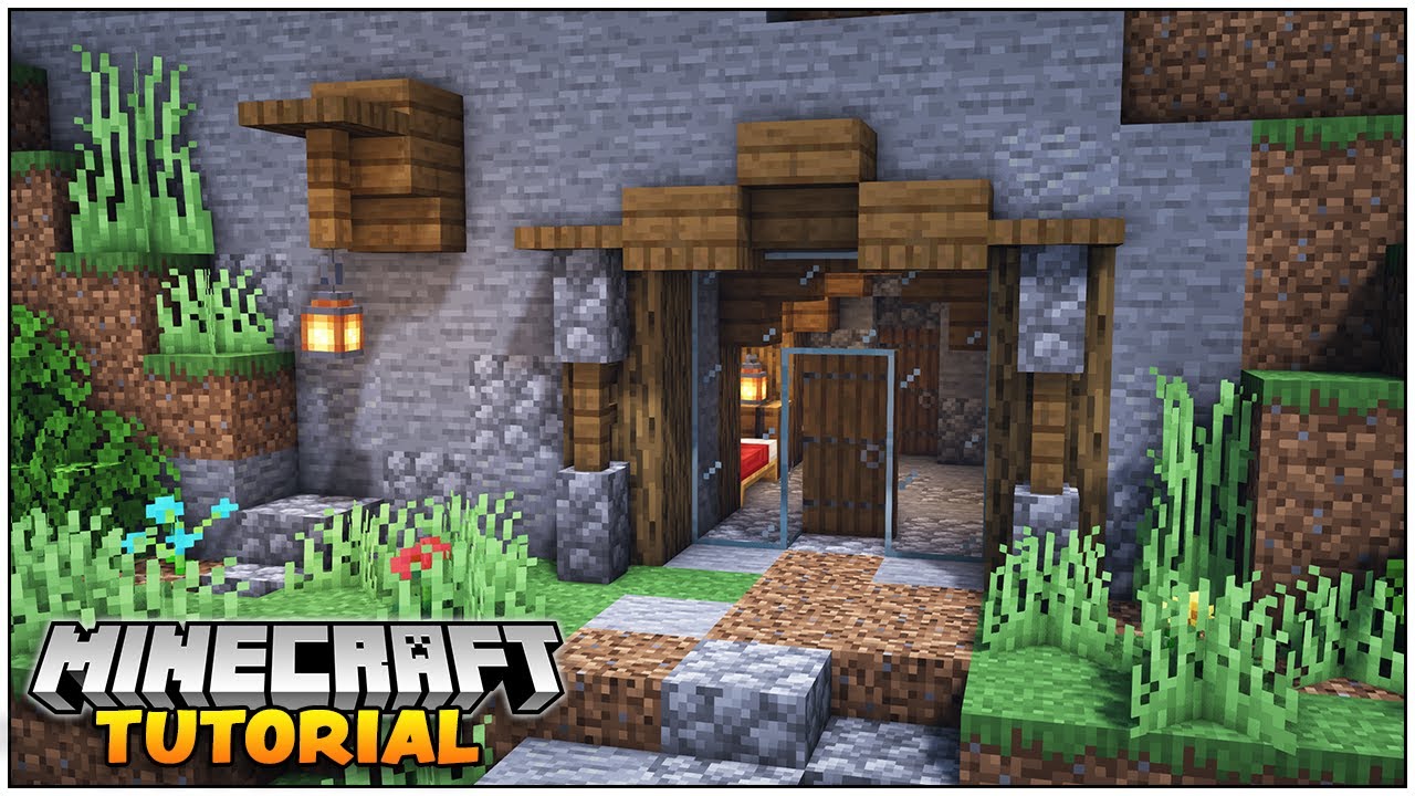 Mountain House/Casa na Montanha - Minecraft Tutorial #Minecraft