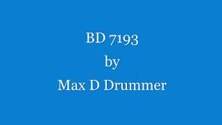 Autistic nonverbal kid teaches himself to make beats.  BD 7193 by Max D Drummer