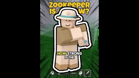 Dierenverzorger is nu OP? 🐶 99 nachten in het bos #robloxedit