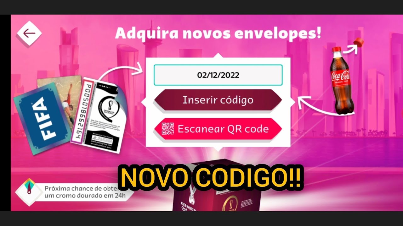 NOVO CÓDIGO PROMOCIONAL DO ÁLBUM PANINI (02/12) - PANINI STICKER ÁLBUM ...