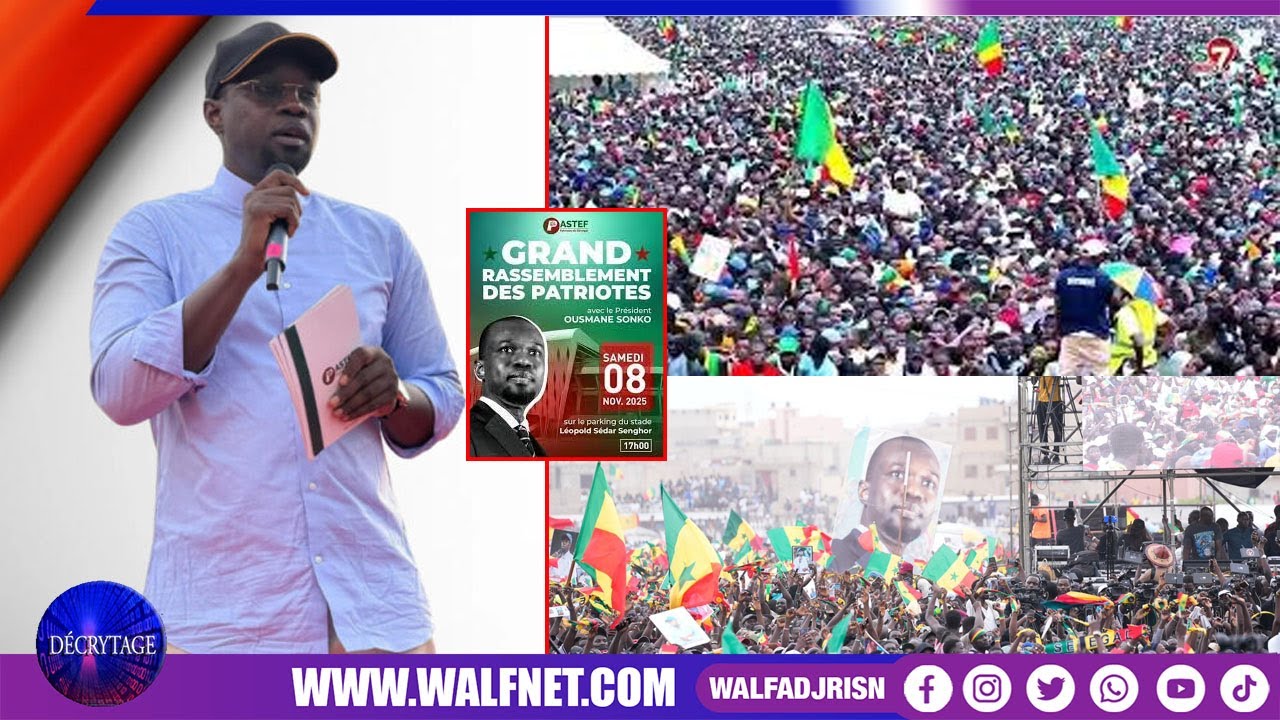 Integralité du Discours en Wolof du President Ousmane Sonko au Tera Meeting du 08 Novembre