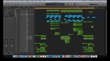 Workflow Process: Epic Action Music demo on Logic Pro X using librairies