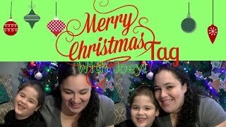 Merry Christmas Tag| Featuring Joey! (Vlogmas 2015)