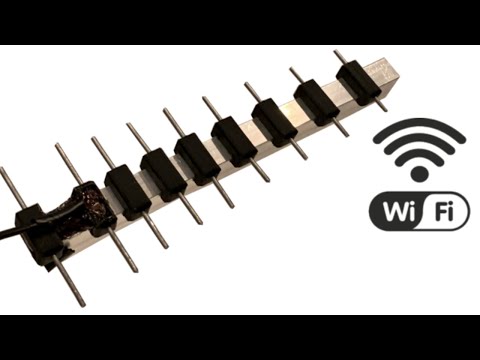 WiFi Antenna build (2.4GHz Yagi)