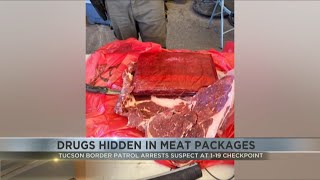 Tucson Border Patrol agents arrest suspect after drugs discovered in meat packages
