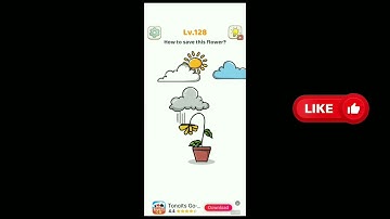 Tricky Brain Story: DOP Puzzle Level 128 How to save this flower