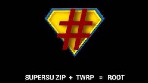 Root any android using Supersu by flashing zip file..(TWRP METHOD)