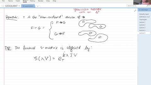 Katarzyna Rejzner - BV formalism in perturbative algebraic quantum field theory (Lecture 5)