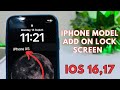 How To Add iPhone Model On iPhone Lock Screen !! Add Any iPhone Model Name On Lock Screen