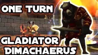 Wizard101: Gladiator Dimachaerus One Turn Farming Strategy