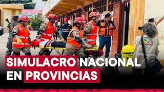 Simulacro Nacional 2024: así se vivió la participación ciudadana en las regiones