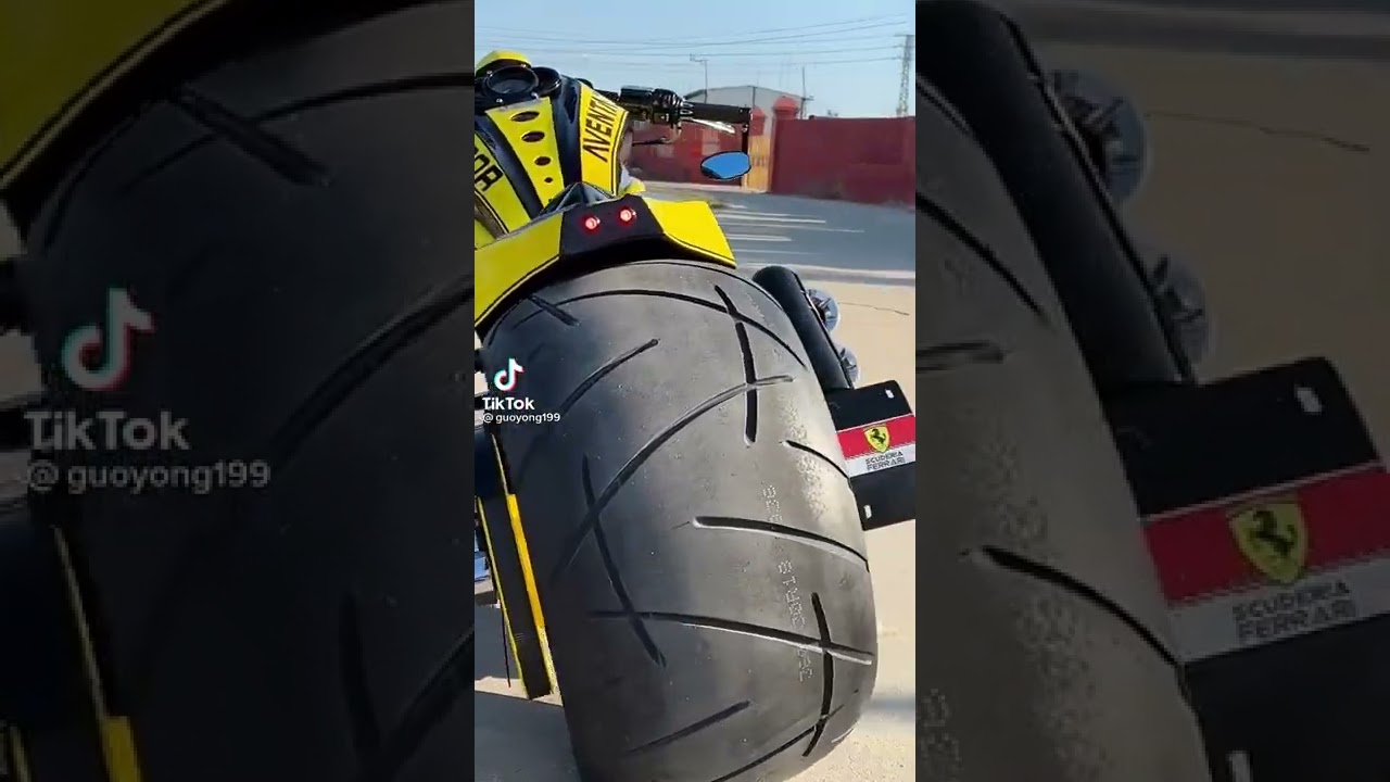 Moto japonaise grosse roue