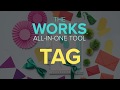 Le didacticiel works all in one tool tag maker