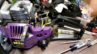 Poulan Wild Thing 40cc Won't Run (Starts then Dies)