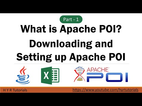 วีดีโอ: ฉันจะดาวน์โหลดและติดตั้ง Apache POI ได้อย่างไร