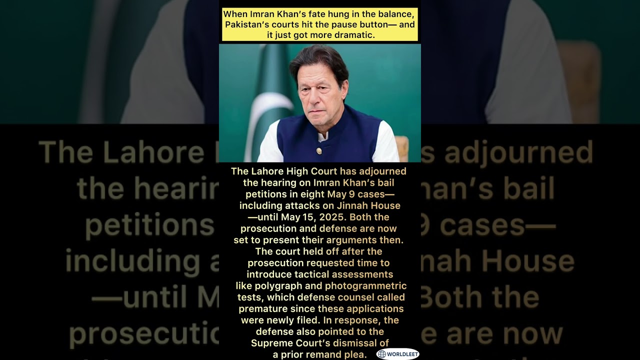 Imran Khan’s Bail Delayed Again | May 9 Cases Hearing Postponed by LHC 