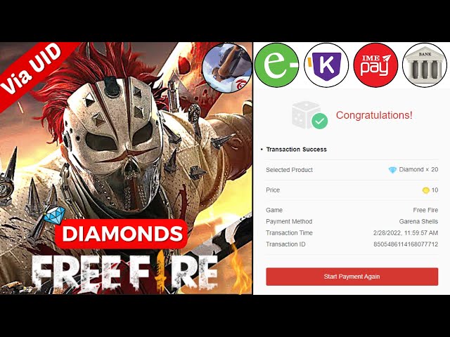 Free fire 1080 Diamonds - Garena