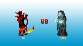 Heroes 3 COMBAT One year growth 36 Antichrists vs 1000 Nosferatus