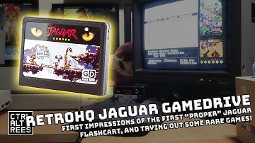 RetroHQ Atari Jaguar GameDrive Flashcart First Impressions & Setup. Let