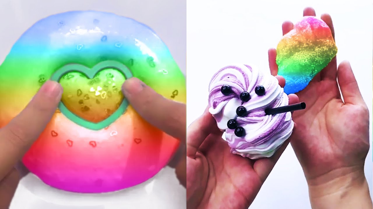 Relaxing Slime Compilation ASMR Oddly Satisfying Video - YouTube