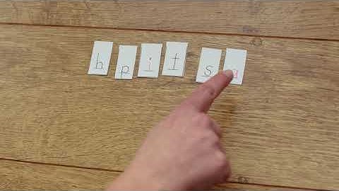 Word Chaining with Letter Cards | The Science of Reading