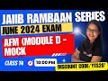 Jaiib june 2024  afm rambaan series  module d mock  jaiib preparation ambitious baba