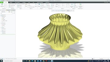 Flower Pot Design With Mathematical Formula | PTC Creo Parametric