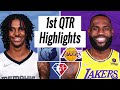 Los Angeles Lakers vs. Memphis Grizzlies Full Highlights 1st Quarter | NBA Season 2021-22